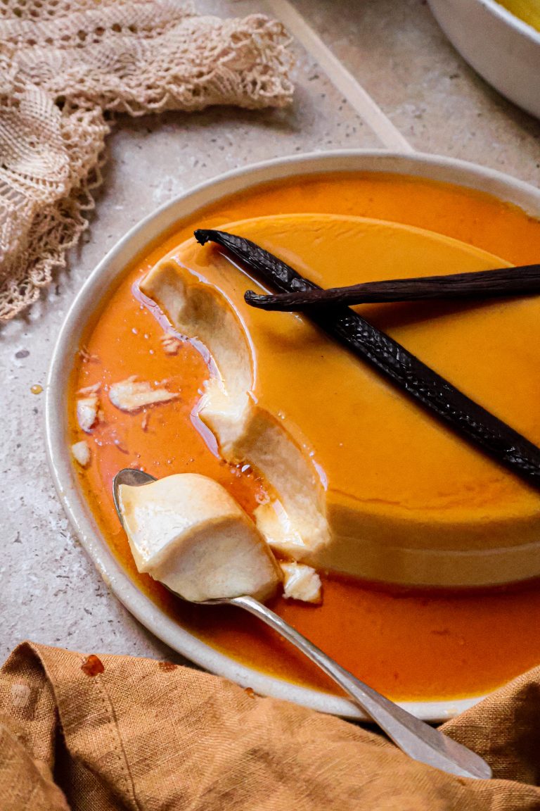 Flan Vegan Fondant au Caramel