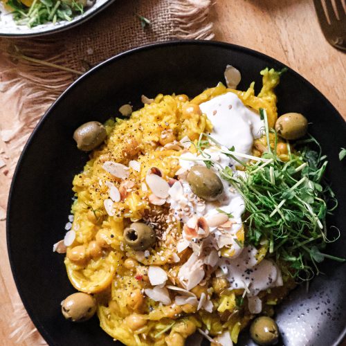 Riz Pilaf Vegan au Citron & Pois Chiches