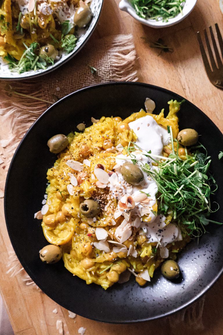 Riz Pilaf Vegan au Citron & Pois Chiches