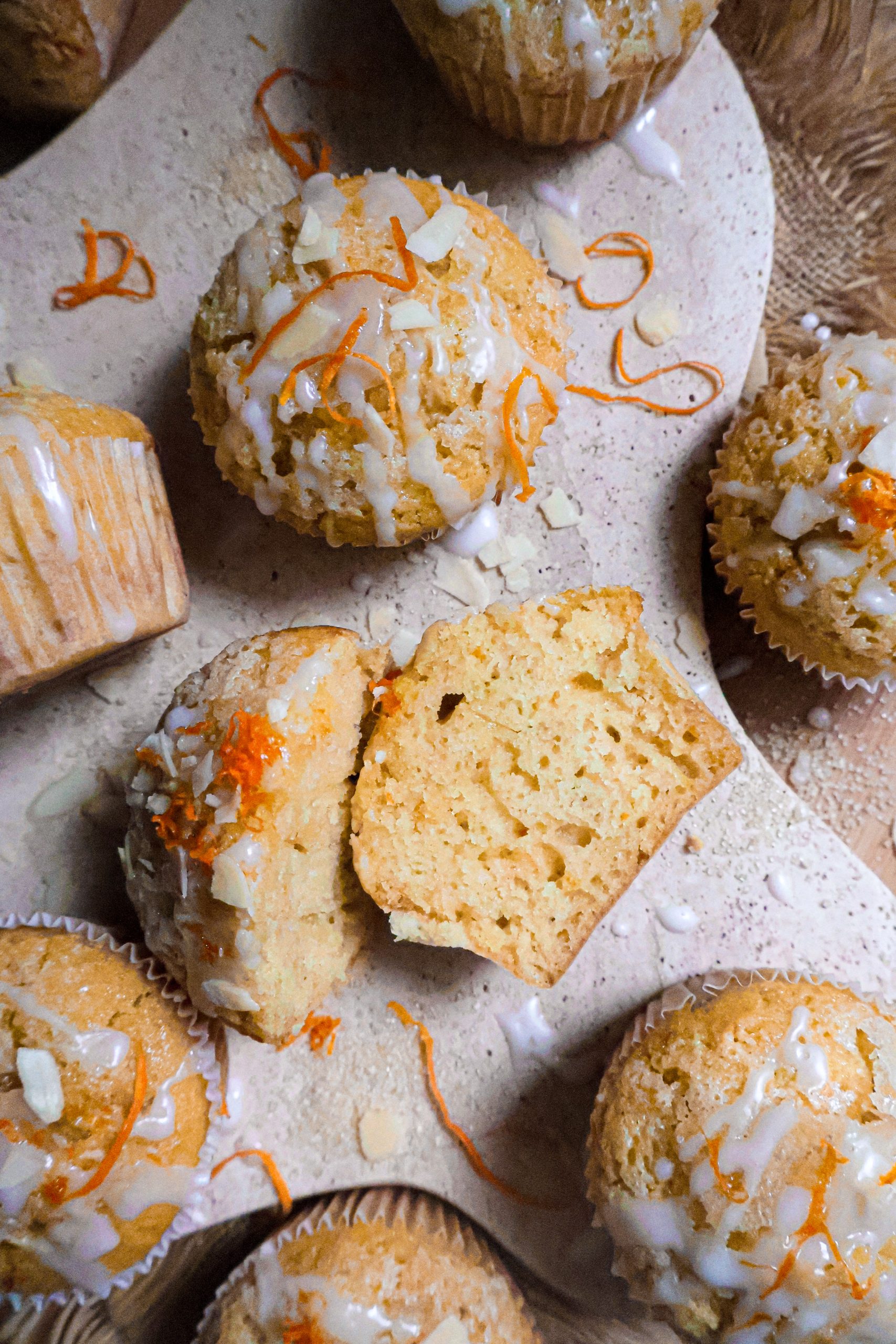 Muffins Vegan à l'Orange