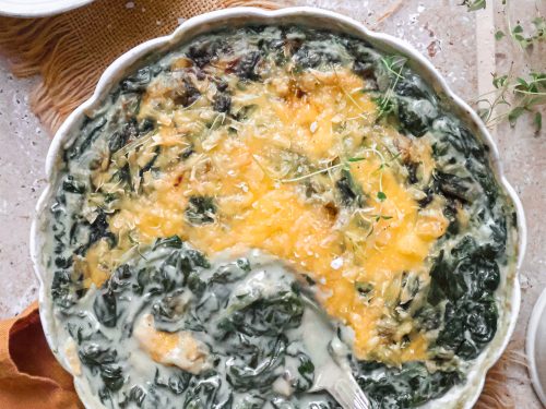 Épinards à la Crème Vegan