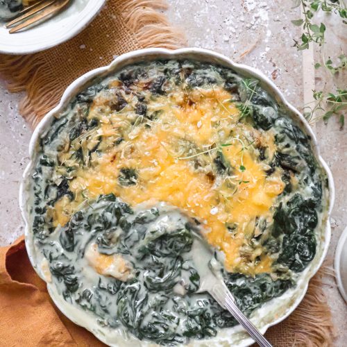 Épinards à la Crème Vegan