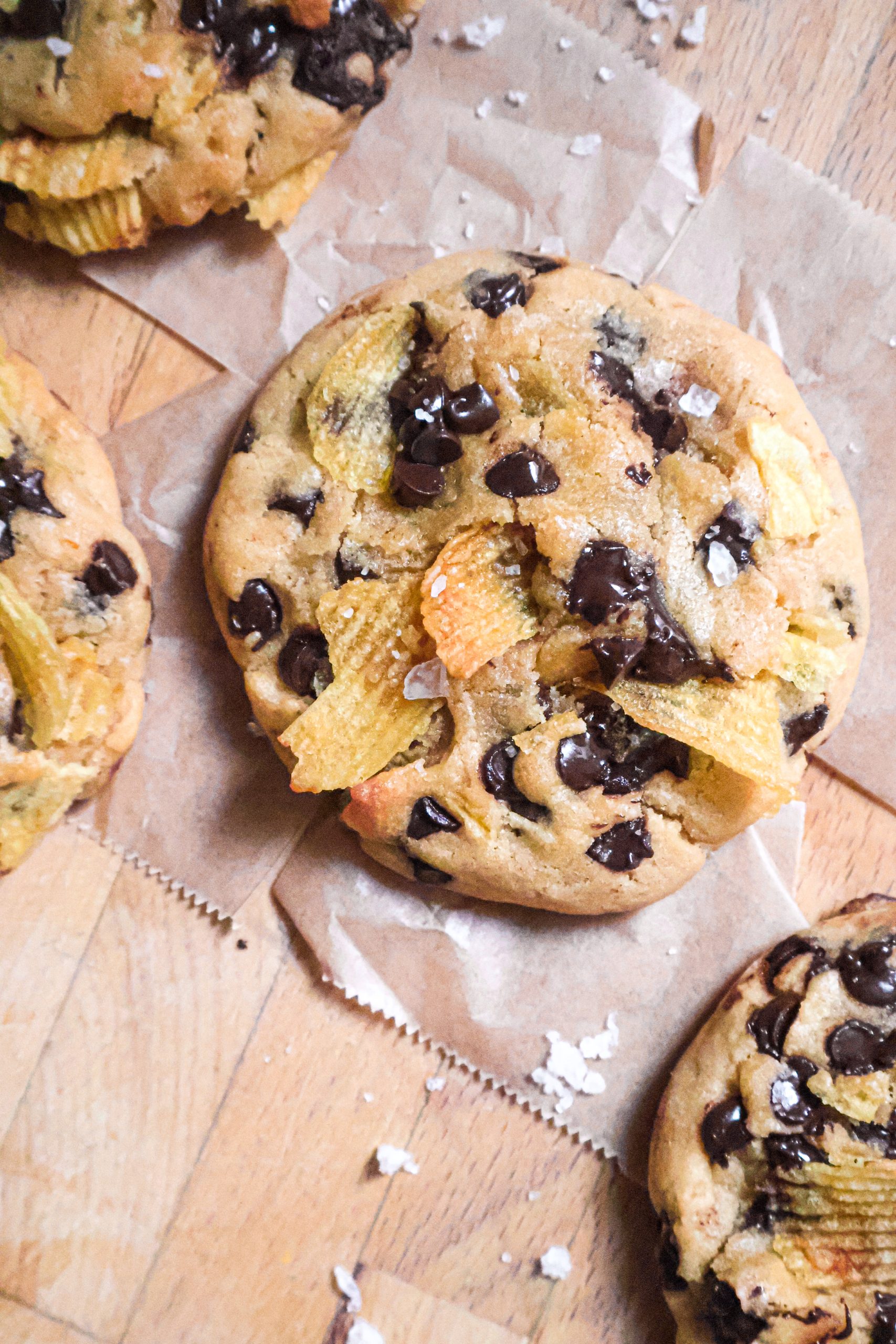 Cookies Vegan aux Éclats de Chips & Pépites de Chocolat