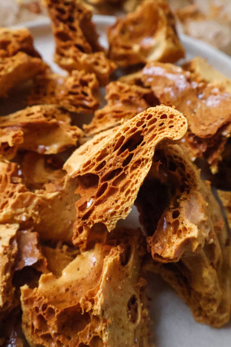 3 ingrédients Bonbons Nid d'Abeille ou HoneyComb Vegan