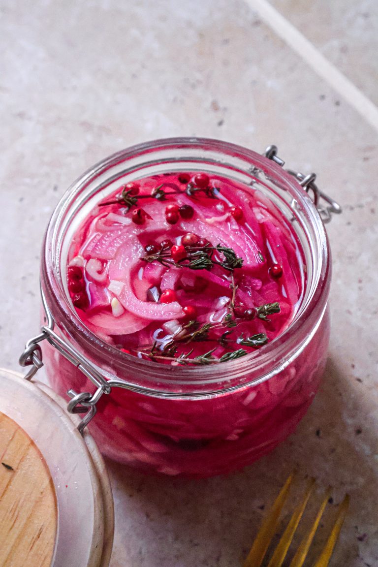 Pickles d'Oignon Rouge Maison