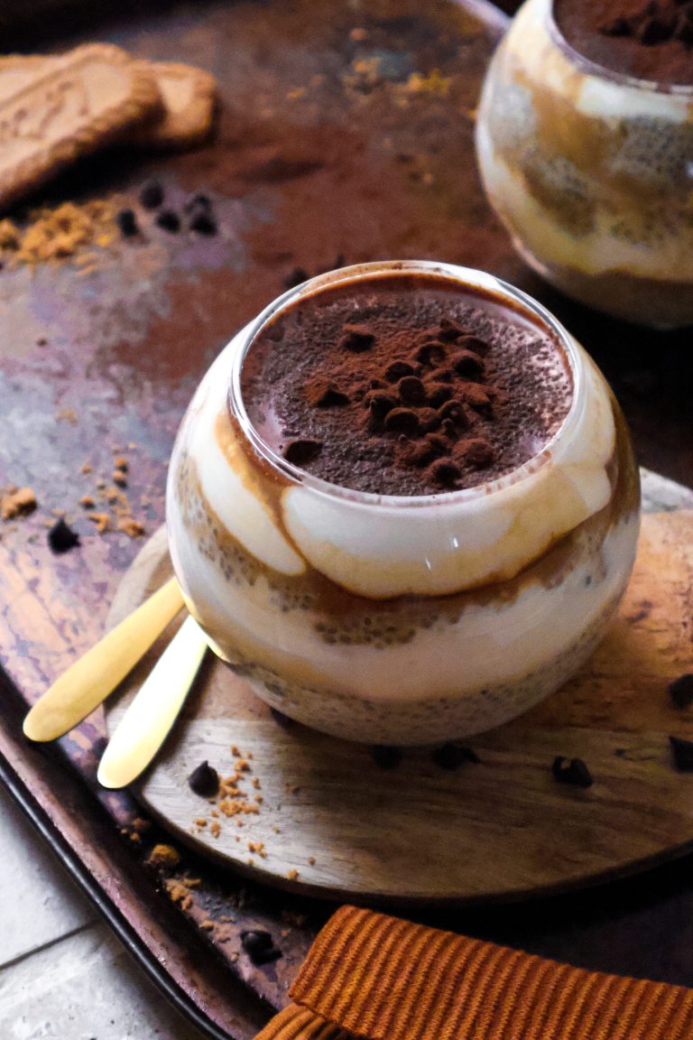 Pudding de Chia Vegan Façon Tiramisu