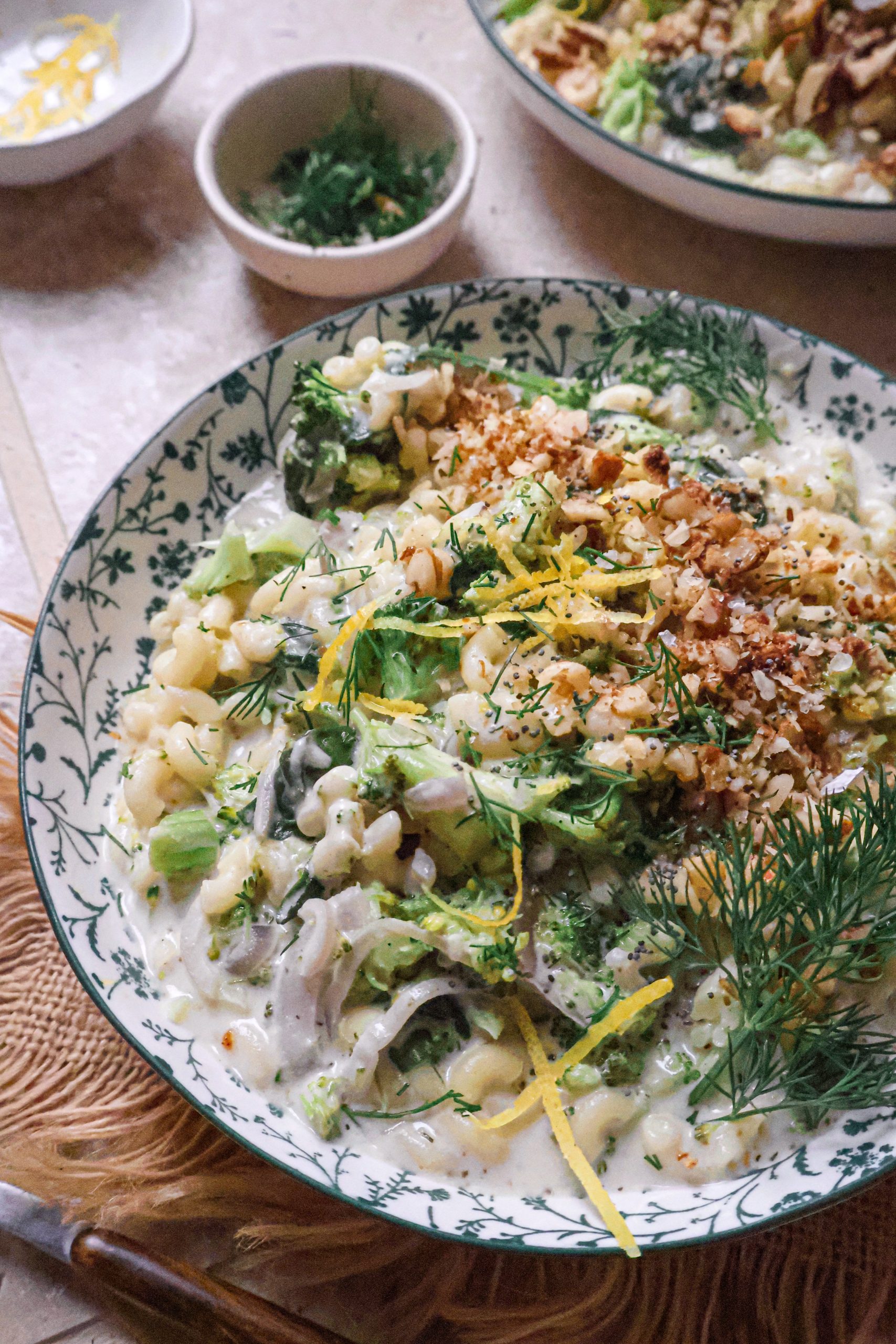 Pâtes Crémeuses Vegan Brocoli & Épinards