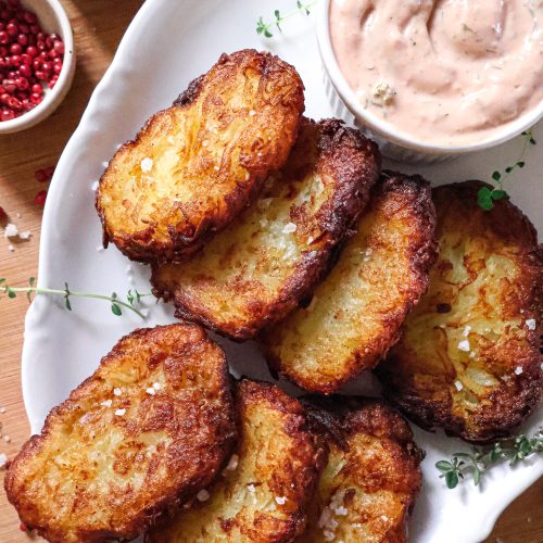 Galettes de Pomme de Terre Ultra Croustillantes Vegan (Hash Brown)