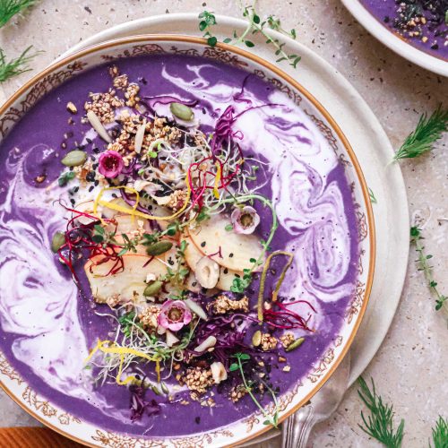 Soupe de Chou Rouge Vegan