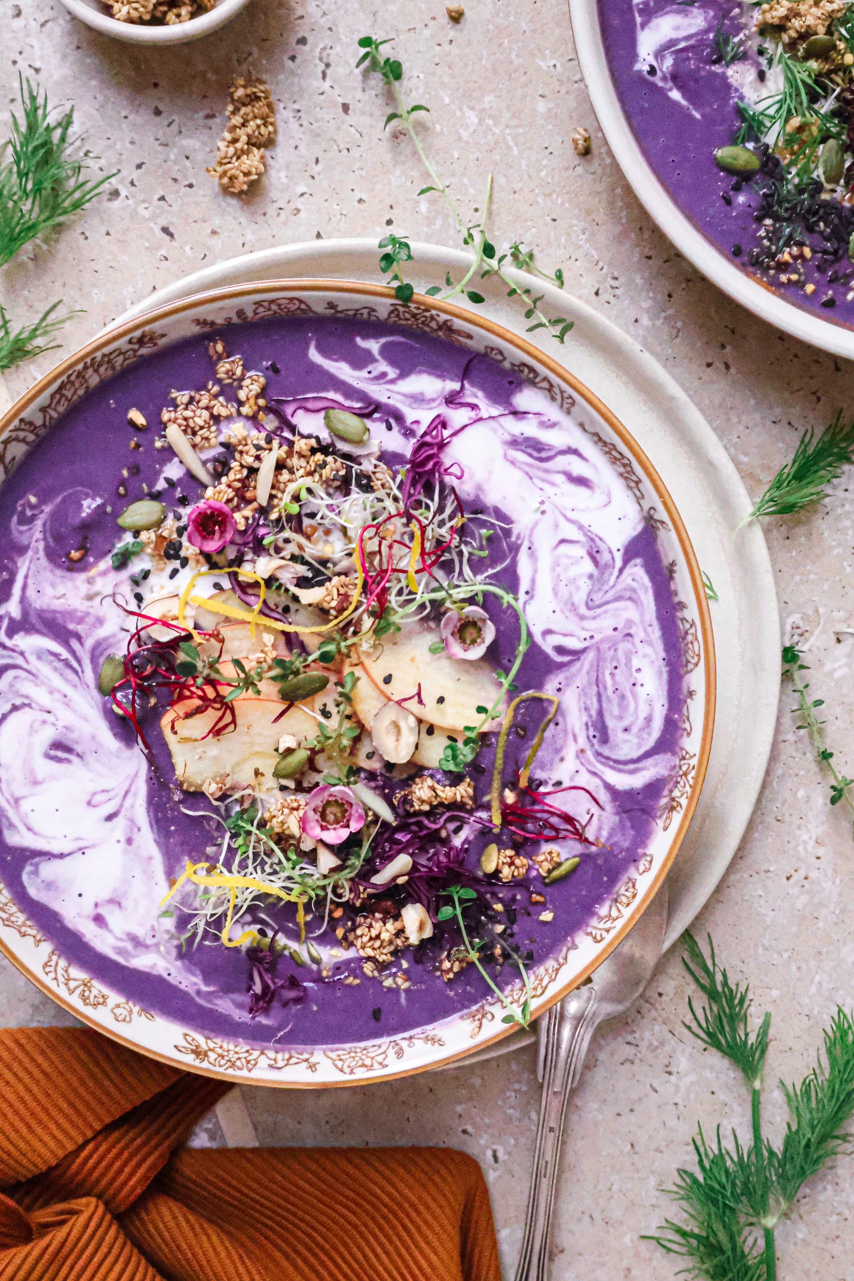 Soupe de Chou Rouge Vegan