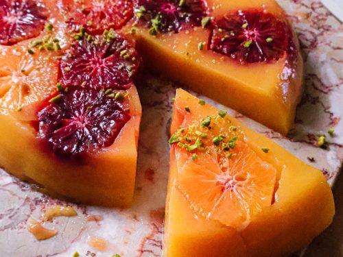 Gâteau Gelée Vegan à l'Orange