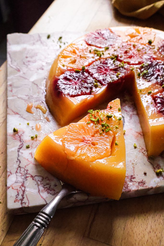 Gâteau Gelée Vegan à l'Orange