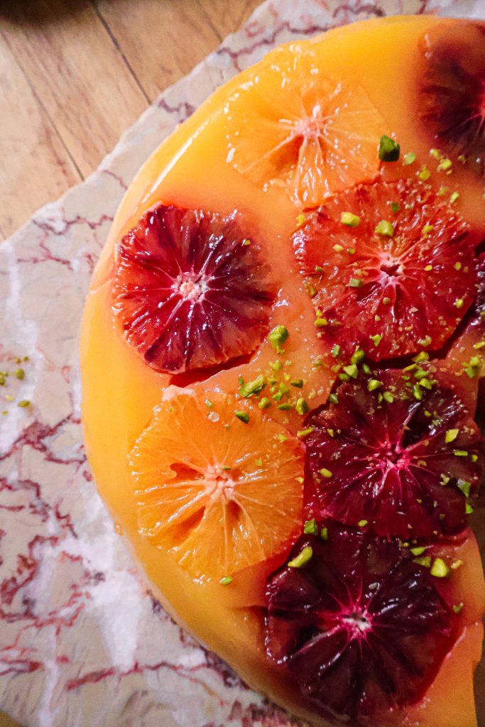 Gâteau Gelée Vegan à l'Orange