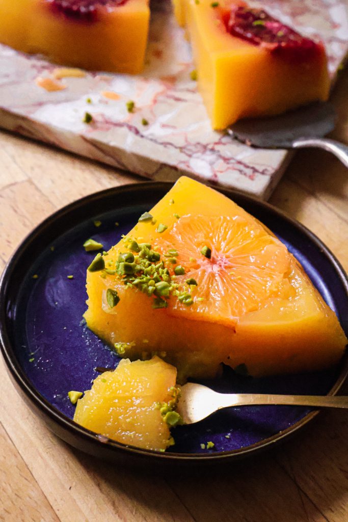 Gâteau Gelée Vegan à l'Orange
