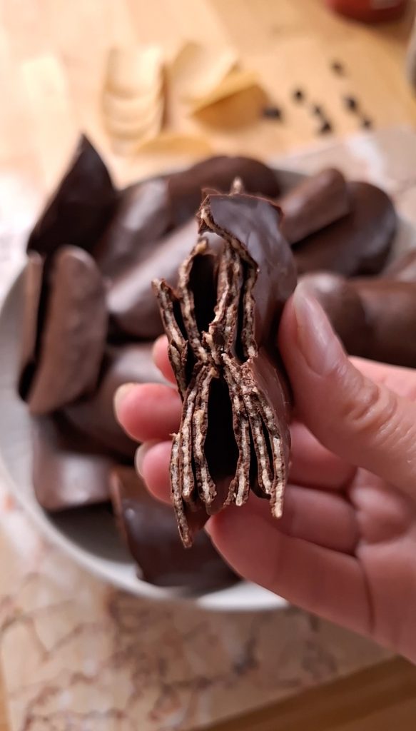 Pringles au Chocolat Vegan - 2 Ingrédients
