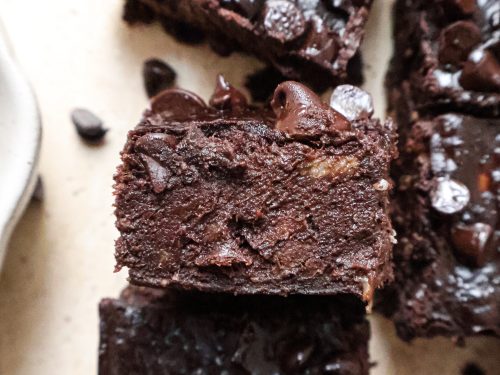 Brownie Vegan Sain 3 Ingrédients - Sans Gluten