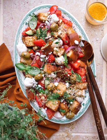 Salade Panzanella Vegan