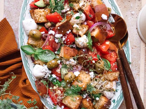 Salade Panzanella Vegan
