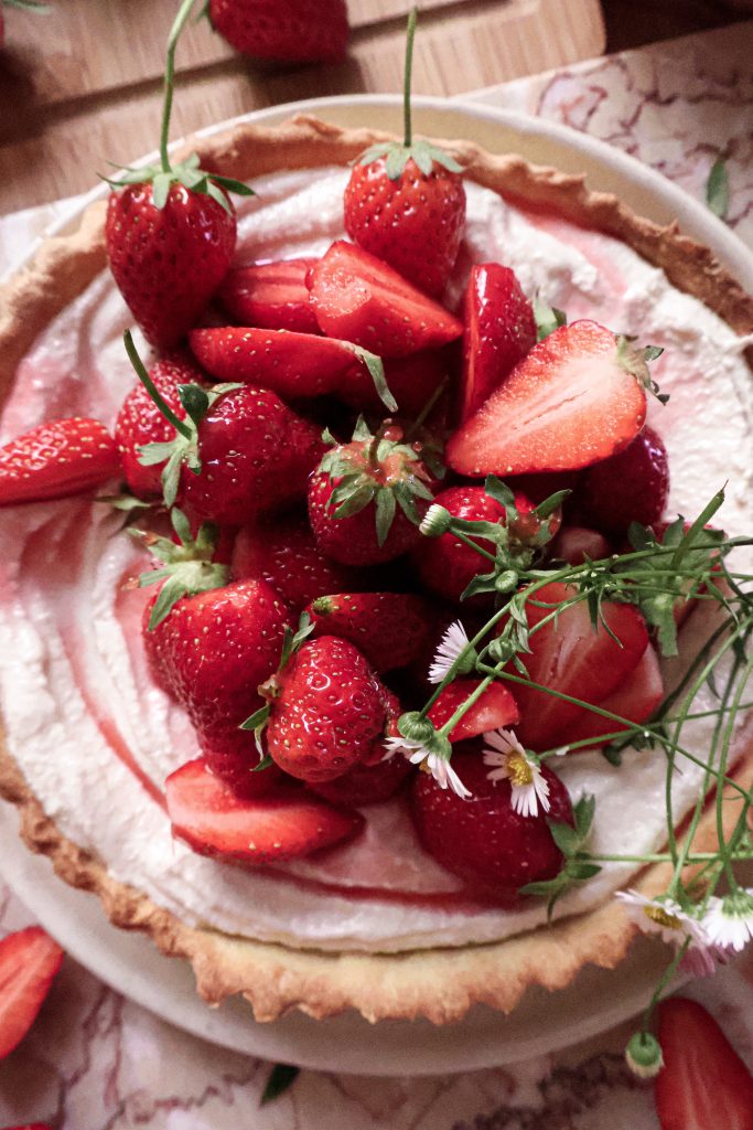 Tarte aux Fraises & Ricotta Vegan