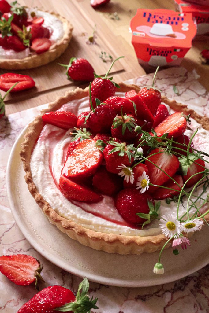 Tarte aux Fraises & Ricotta Vegan