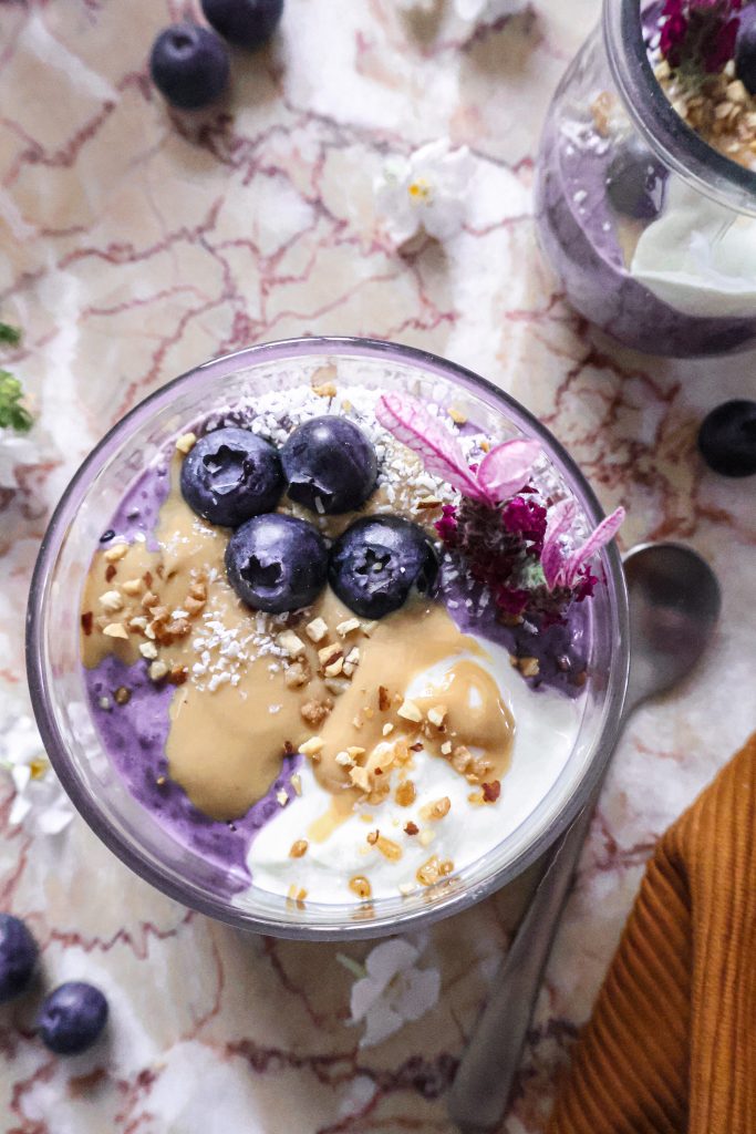 Pudding de Chia Vegan aux Myrtilles