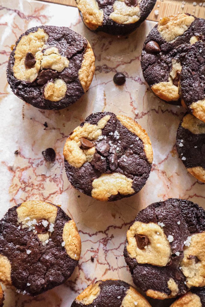 Brookie Vegan Façon Muffins