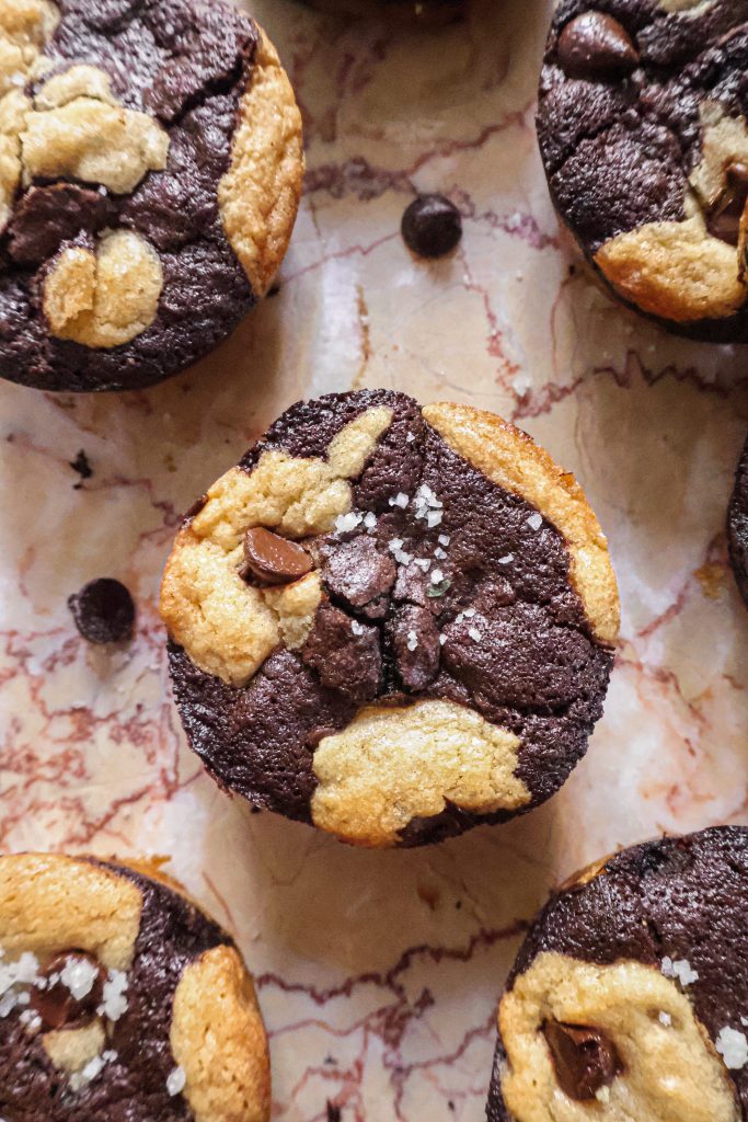 Brookie Vegan Façon Muffins