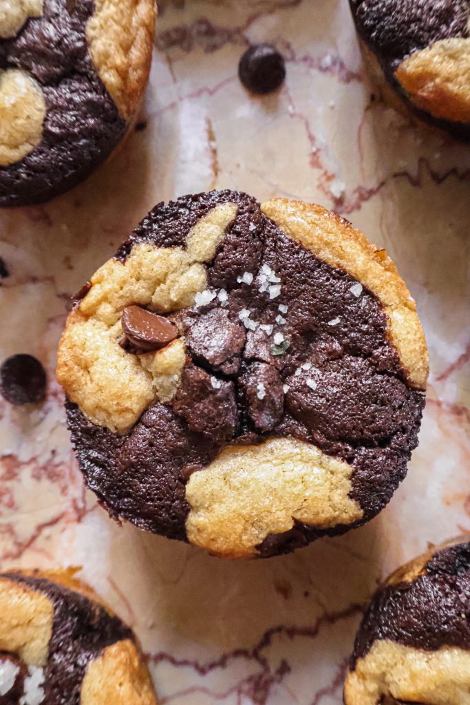 Brookie Vegan Façon Muffins