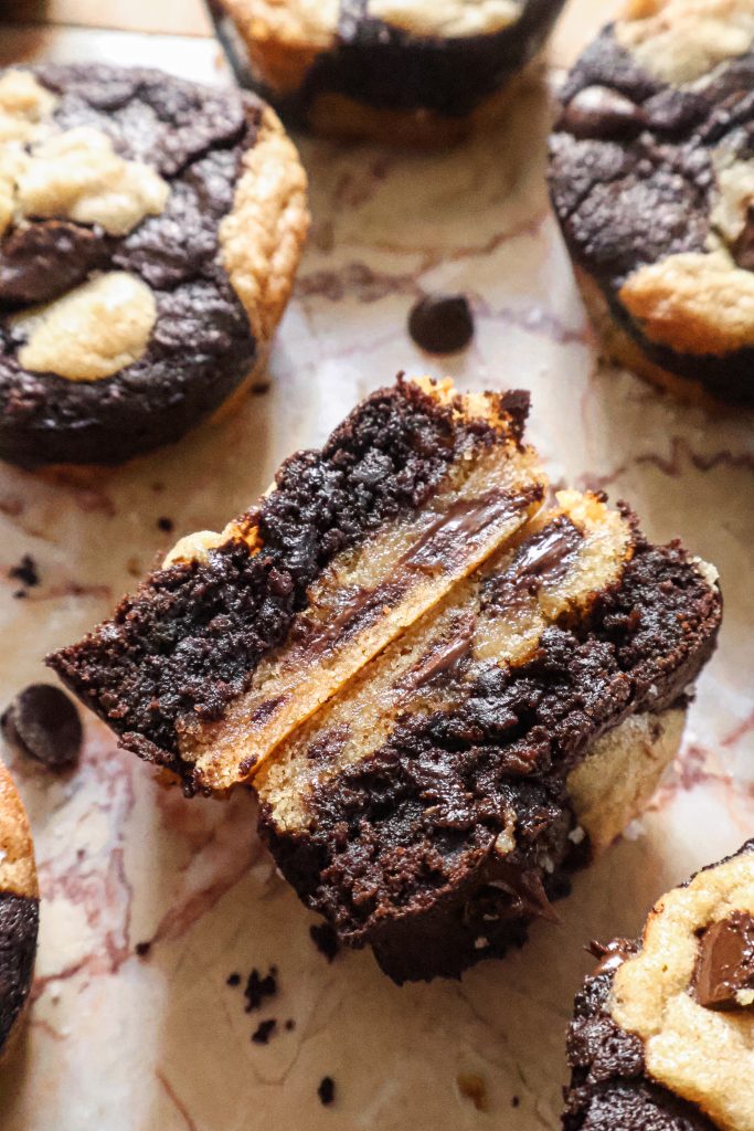 Brookie Vegan Façon Muffins