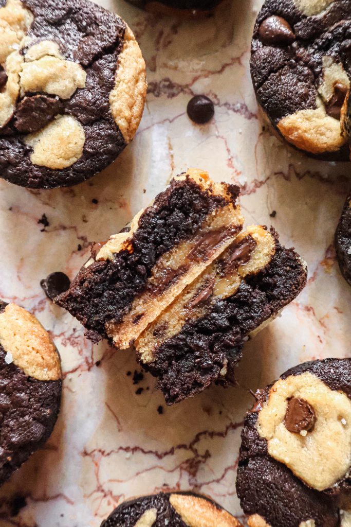 Brookie Vegan Façon Muffins