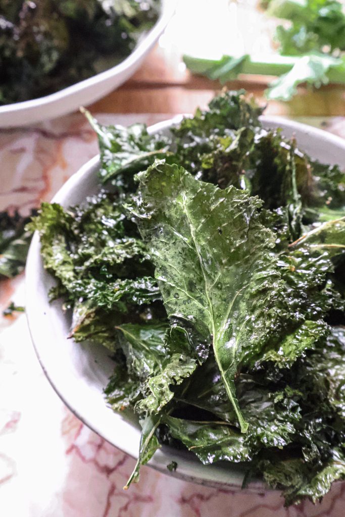 Chips de Kale Hyper Facile
