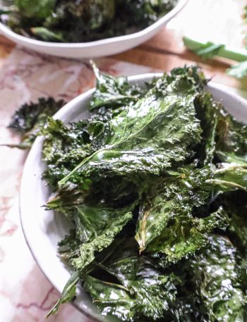Chips de Kale Hyper Facile