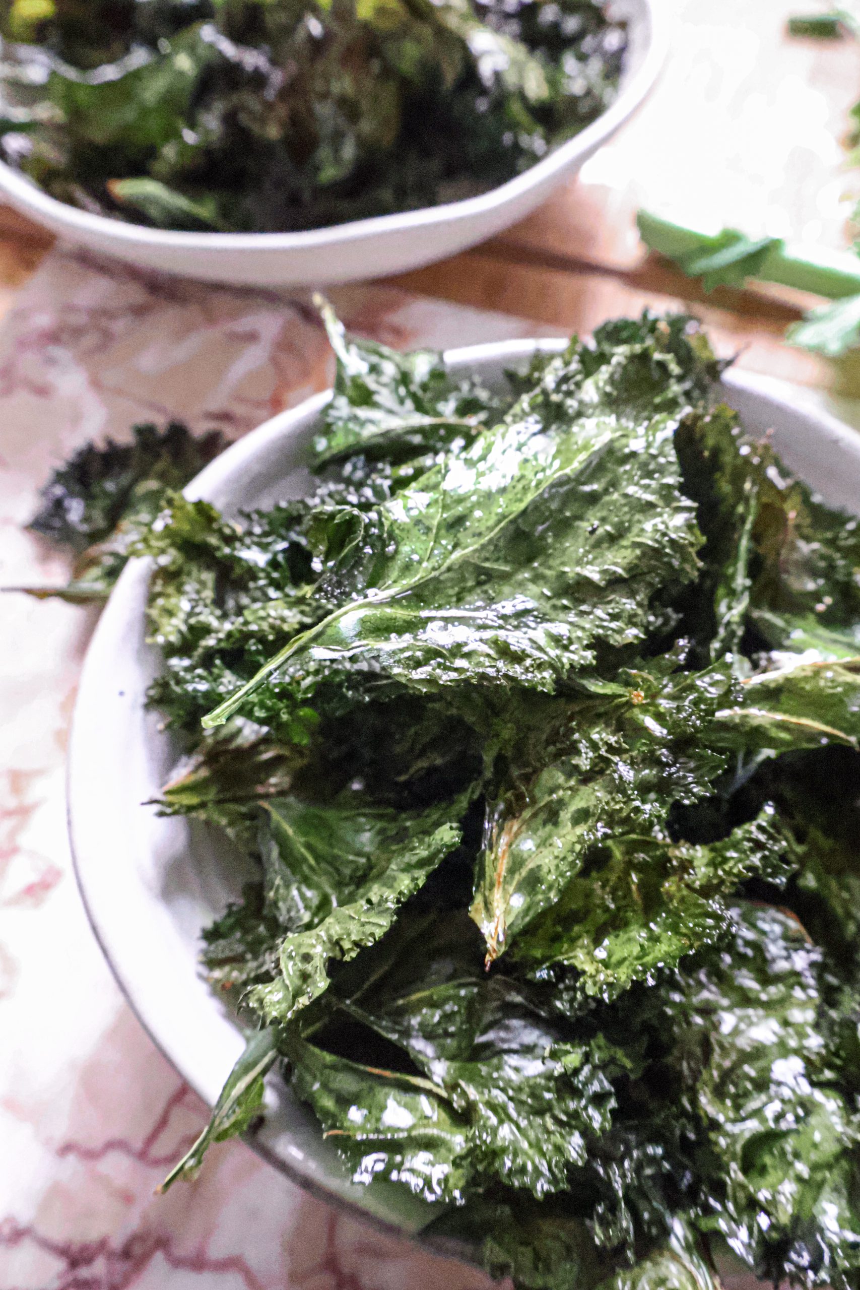 Chips de Kale Hyper Facile
