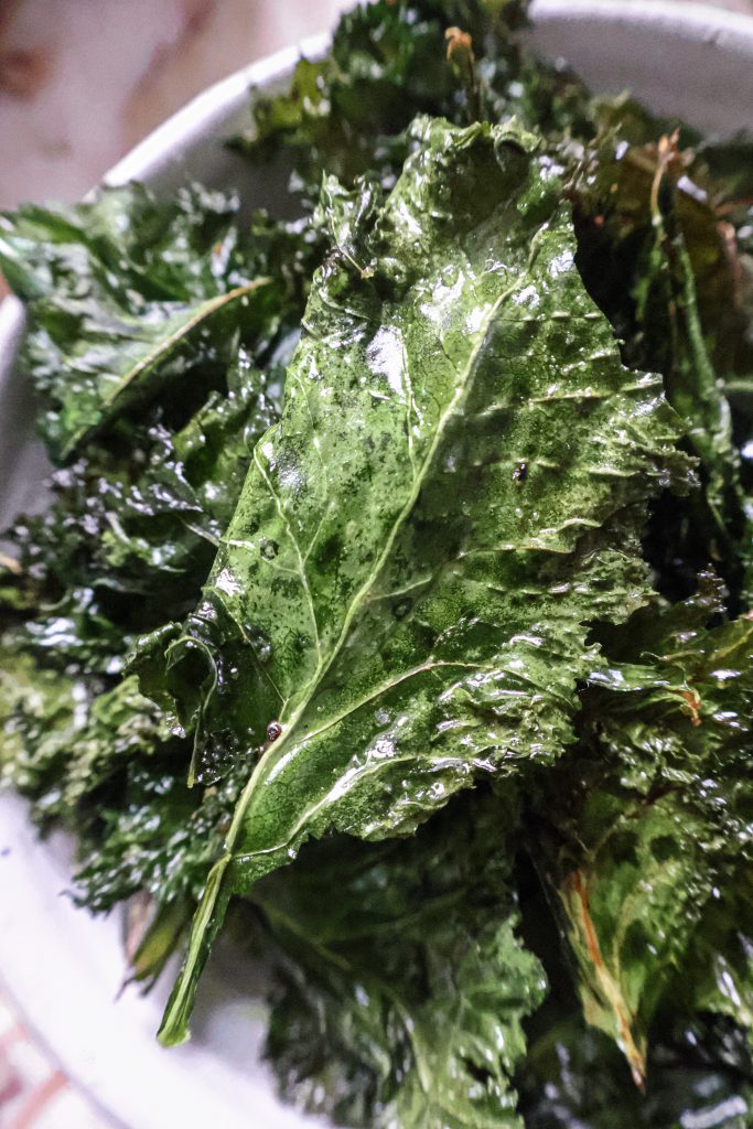 Chips de Kale Hyper Facile