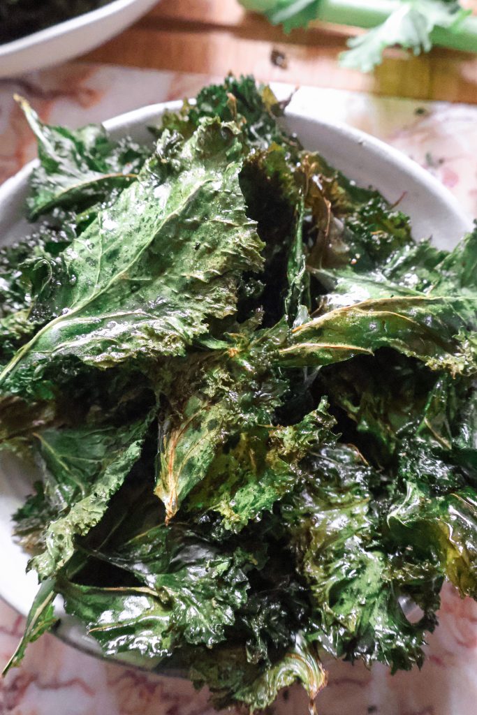 Chips de Kale Hyper Facile