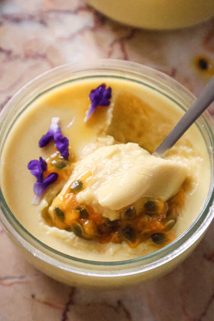 Crème Vegan aux Fruits de la Passion