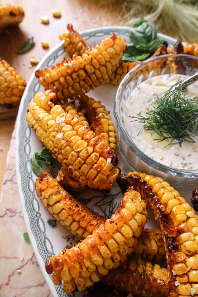 Quartiers de Maïs Grillés Vegan - Corn Ribs