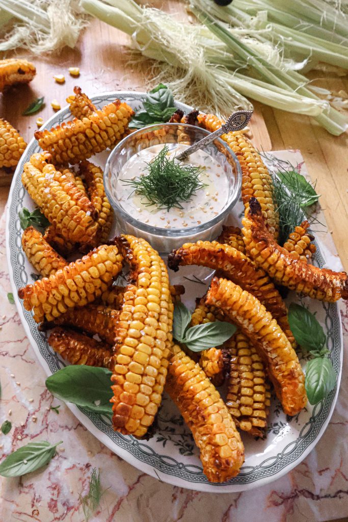Quartiers de Maïs Grillés Vegan - Corn Ribs