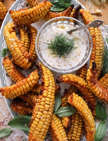 Quartiers de Maïs Grillés Vegan - Corn Ribs