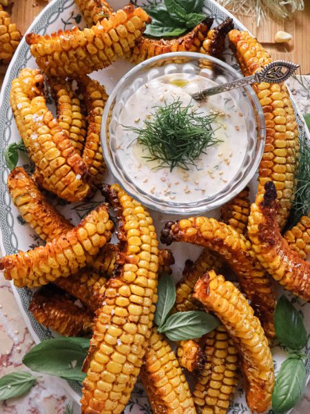 Quartiers de Maïs Grillés Vegan - Corn Ribs