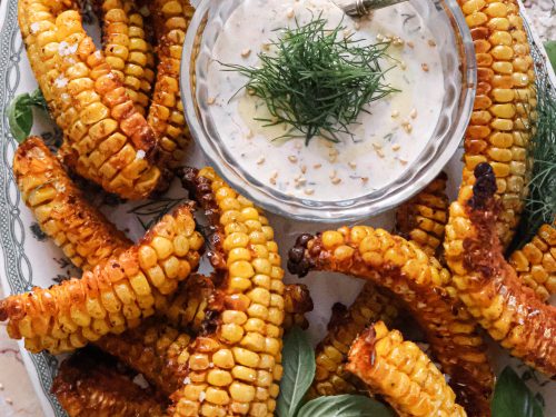 Quartiers de Maïs Grillés Vegan - Corn Ribs