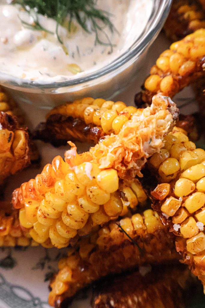 Quartiers de Maïs Grillés Vegan - Corn Ribs