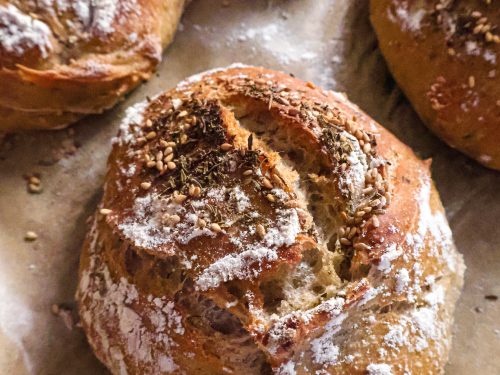 Petits Pains Maison au Za'atar