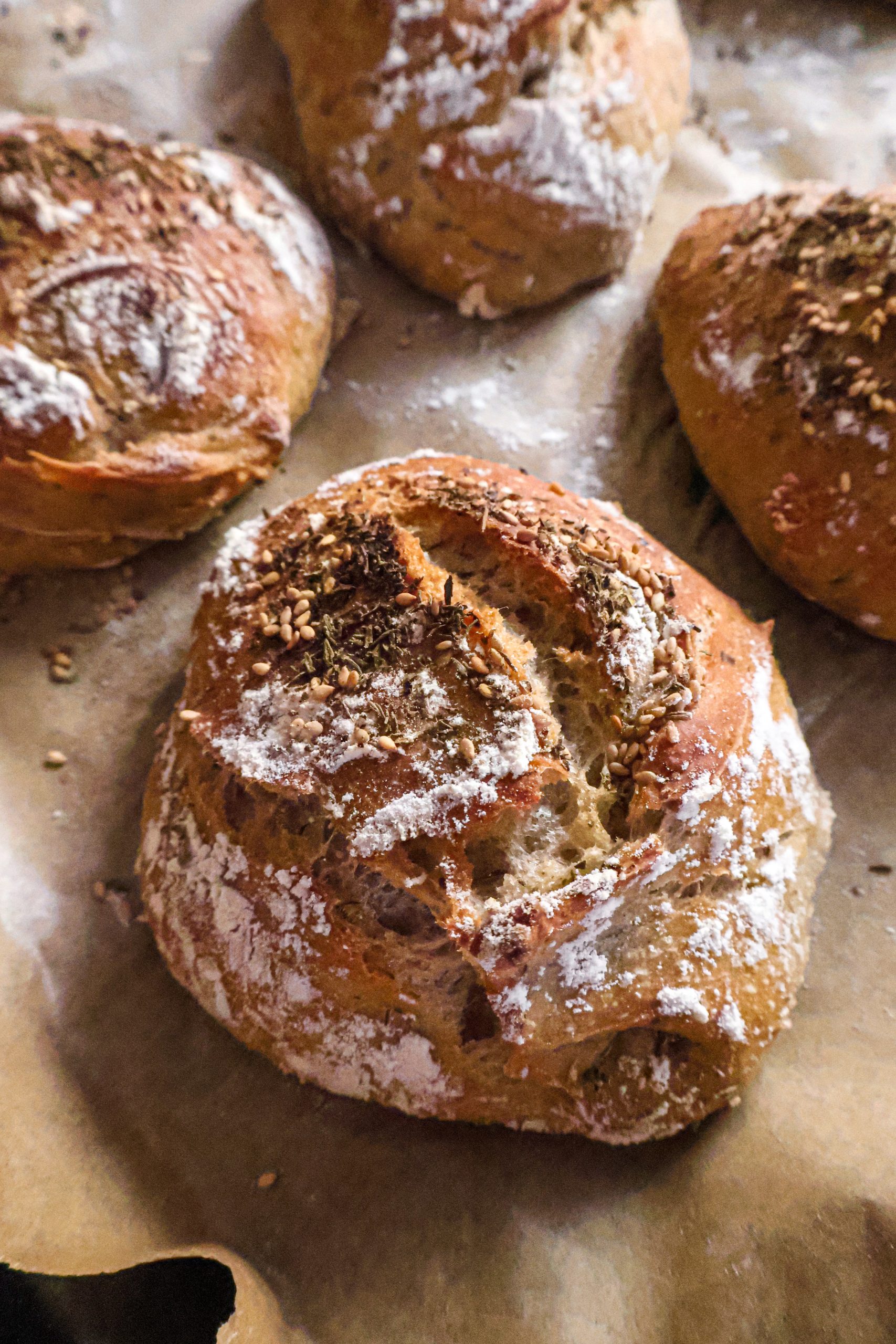 Petits Pains Maison au Za'atar