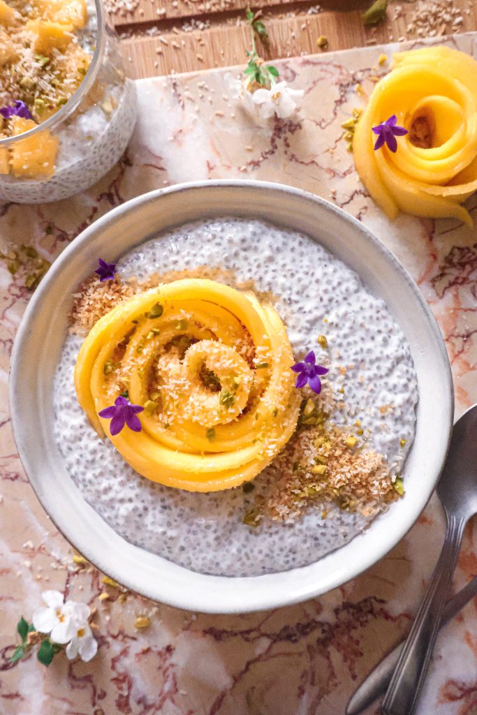 Pudding de Chia Vegan Mangue & Coco