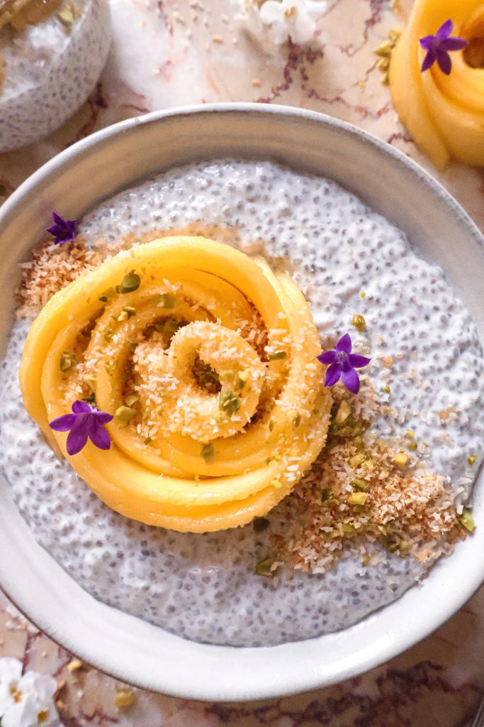 Pudding de Chia Vegan Mangue & Coco