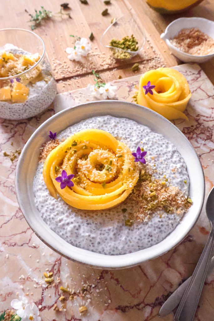 Pudding de Chia Vegan Mangue & Coco