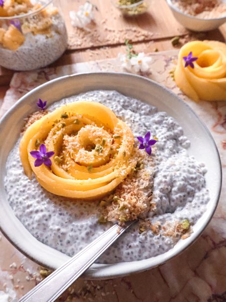 Pudding de Chia Vegan Mangue & Coco