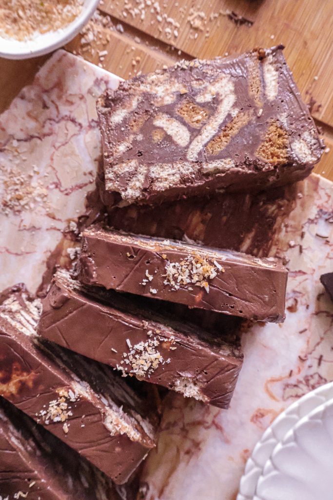 Gâteau Mosaïque Vegan ou Mozaik Pasta