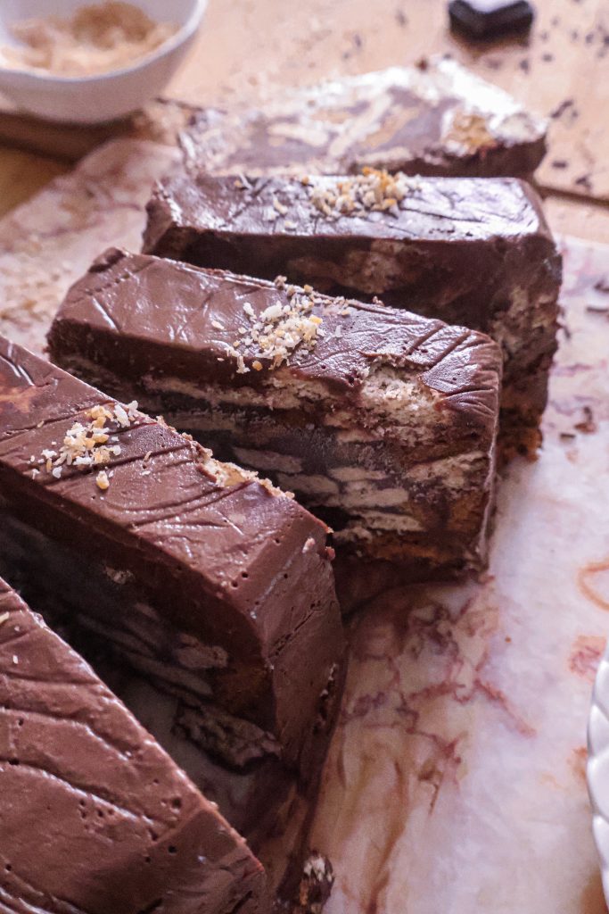 Gâteau Mosaïque Vegan ou Mozaik Pasta
